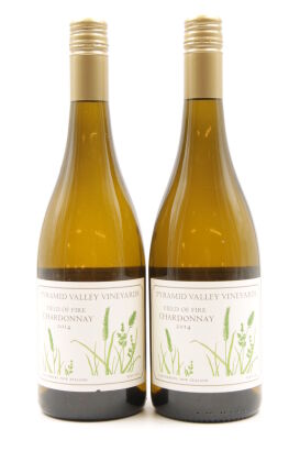 (2) 2014 Pyramid Valley Field of Fire Chardonnay, Canterbury