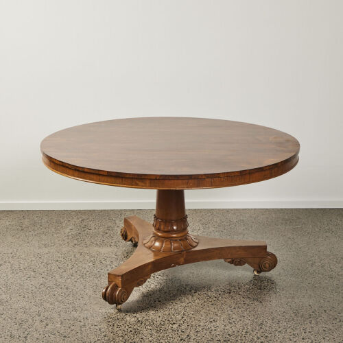 A Superb 19th Century William IV Rosewood Breakfast/Dining Table