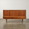 A Slant-Front Teak Sideboard by Ærthøj Jensen and Tage Mølholm for Ærthøj Jensen & Mølholm Herning - 2