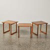 A Set of Cube Nesting Tables by Kai Kristiansen for Vicobjerg Møbelfabrik - 2