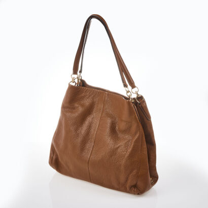 Coach Brown Leather Tote Bag