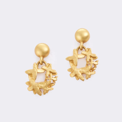 Anne Klein Gold Tone Earrings