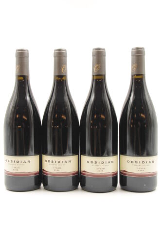 (4) 2008 Obsidian Syrah, Waiheke Island