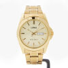 Lorus, 39mm Mens Regular, Day-Date Gold Plated Quartz Wristwatch - Near New