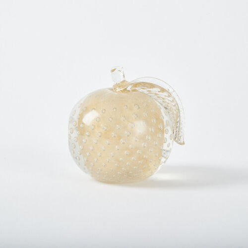 A Murano Glass Apple by Barovier & Toso