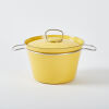 A Yellow Enamel Casserole by Nana Ditzel for Rafa, Denmark