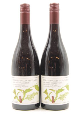 (2) 2011 Pyramid Valley Calvert Pinot Noir, Central Otago