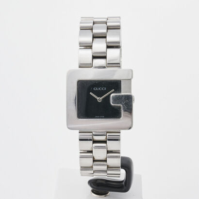 Stainless Steel, 30mm Gucci G, Quartz Wristwatch