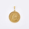 18ct Yellow Gold, 1 OZ Krugerrand Coin Pendant