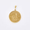 18ct Yellow Gold, 1 OZ Krugerrand Coin Pendant - 2