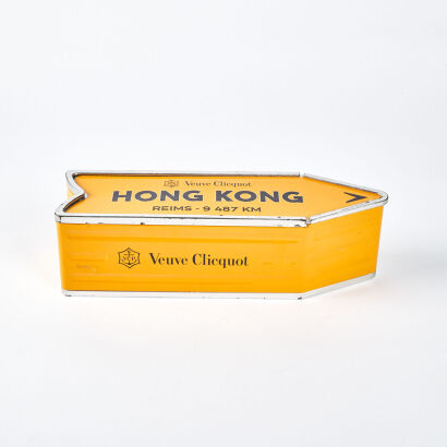 A Veuve Cliquot Hong Kong Metal Box