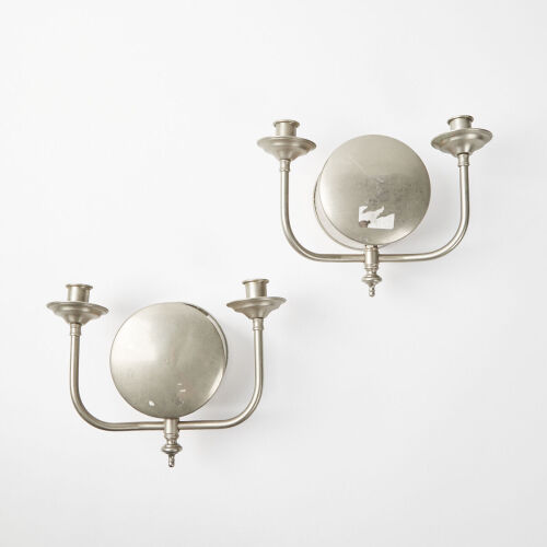 A Pair Of Wall Sconce Candelabras