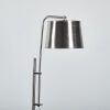 A Minimal Industrial Style Brushed Stainless Floor Lamp - 2