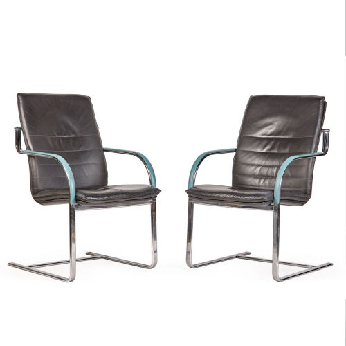 A Pair of Fabricious and Kastholm Chairs