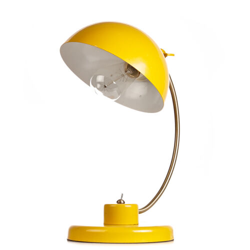 A Mid-Century Style Yellow Desk Lamp