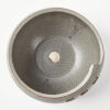 A Japanese Grey Ikebana Dish With Cutouts - 2