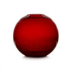 A Garry Nash Red Spherical Vase