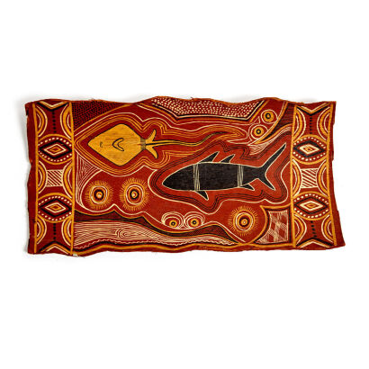 An Aboriginal Bark Painting