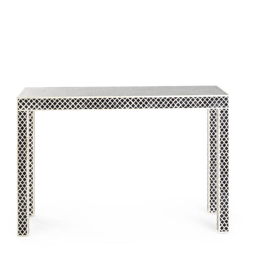 A Bone Inlaid Console Table