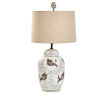 A Mid-Century Chinoiseries Style Porcelain Lamp