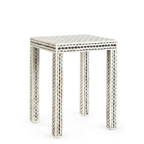 A Bone Inlaid Side Table