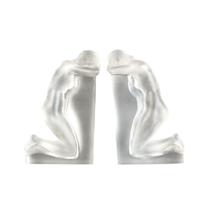 A Pair of Lalique Rêverie Book Ends