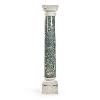 A Marble Column Plinth