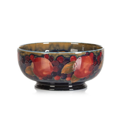 A William Moorcroft Pomegranate Bowl  