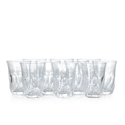 A Set of Ten Marika Whisky Glasses