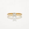 18ct Yellow Gold, .42ct Princess Cut Diamond Ring