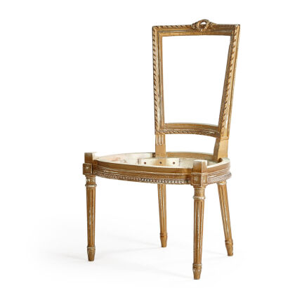 A Louis XVI Style Side Chair Frame