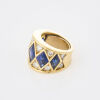 An 18ct Yellow Gold, Modern 10.73ct Sapphire and 1.53ct Diamond Dress Ring - 2