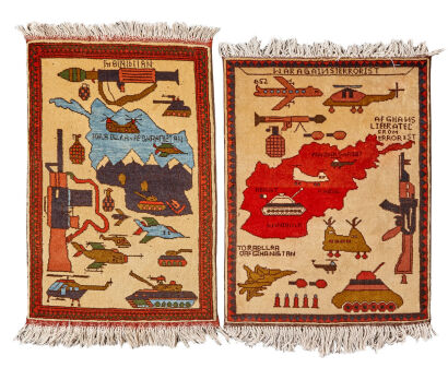 A Pair of Afghan War Rugs