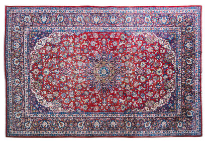 A Large Persian Kashan Carpet