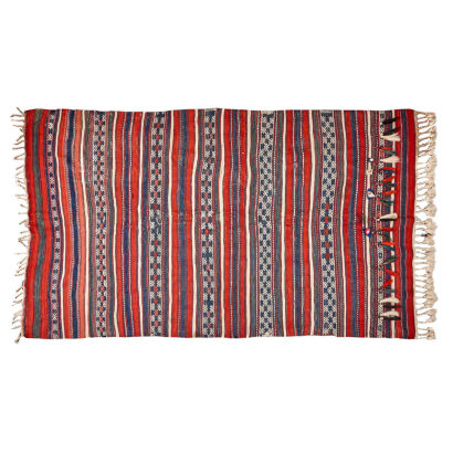 A Hand-Woven Kilim Rug