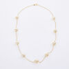 18ct Yellow Gold, 45cm Burmese South Sea Pearl Necklace