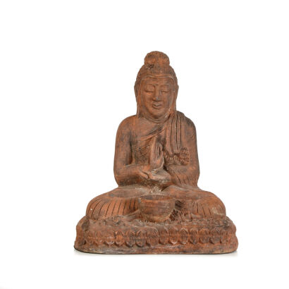 A Composite Seated Buddha