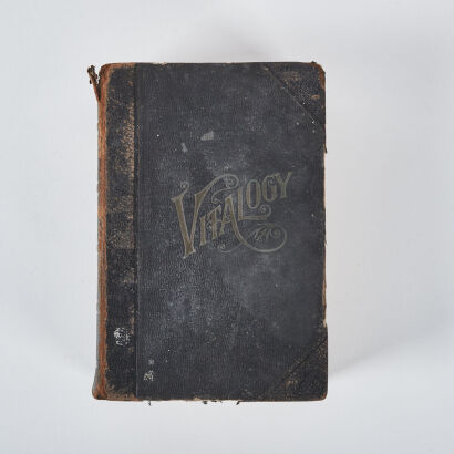 An Antique Vitalogy Illustrated Medical Text Book