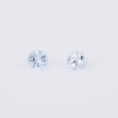 A Loose 1.24ct Round Pair of Topaz Gemstones