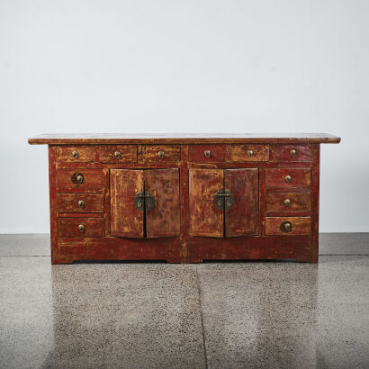A Large Chinese Sideboard