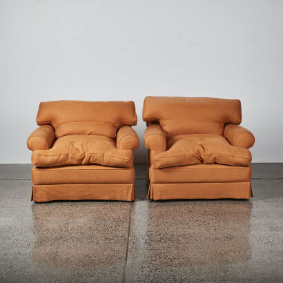 A Pair Of Lounge Chairs