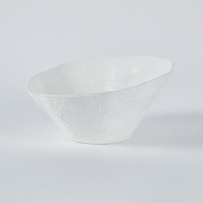 An Ornate Slip Cast Bowl