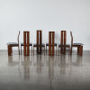 A Suit Of Six Mario Marenco Dining Chairs For Mobil Girgi