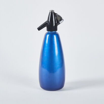 A Vintage Blue Syphon