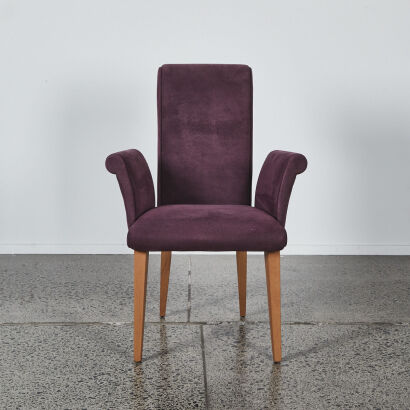 A Purple Accent Chair by Cattelan Italia From Matisse