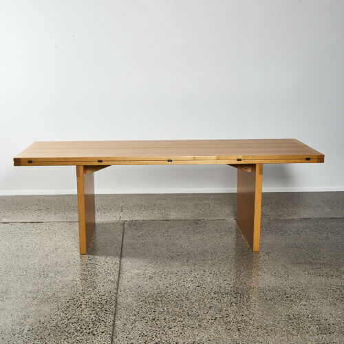 A La Barca Oak Console Table By Piero De Martini For Cassina