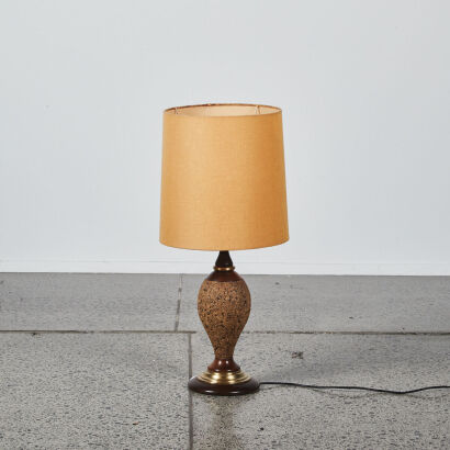 A Vintage Cork Lamp