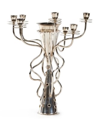 A Simon Silver Plated Seven-Branched Candleholder by Borek Sipek for Driade