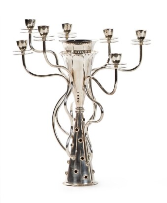 A Simon Silver Plated Seven-Branched Candleholder by Borek Sipek for Driade