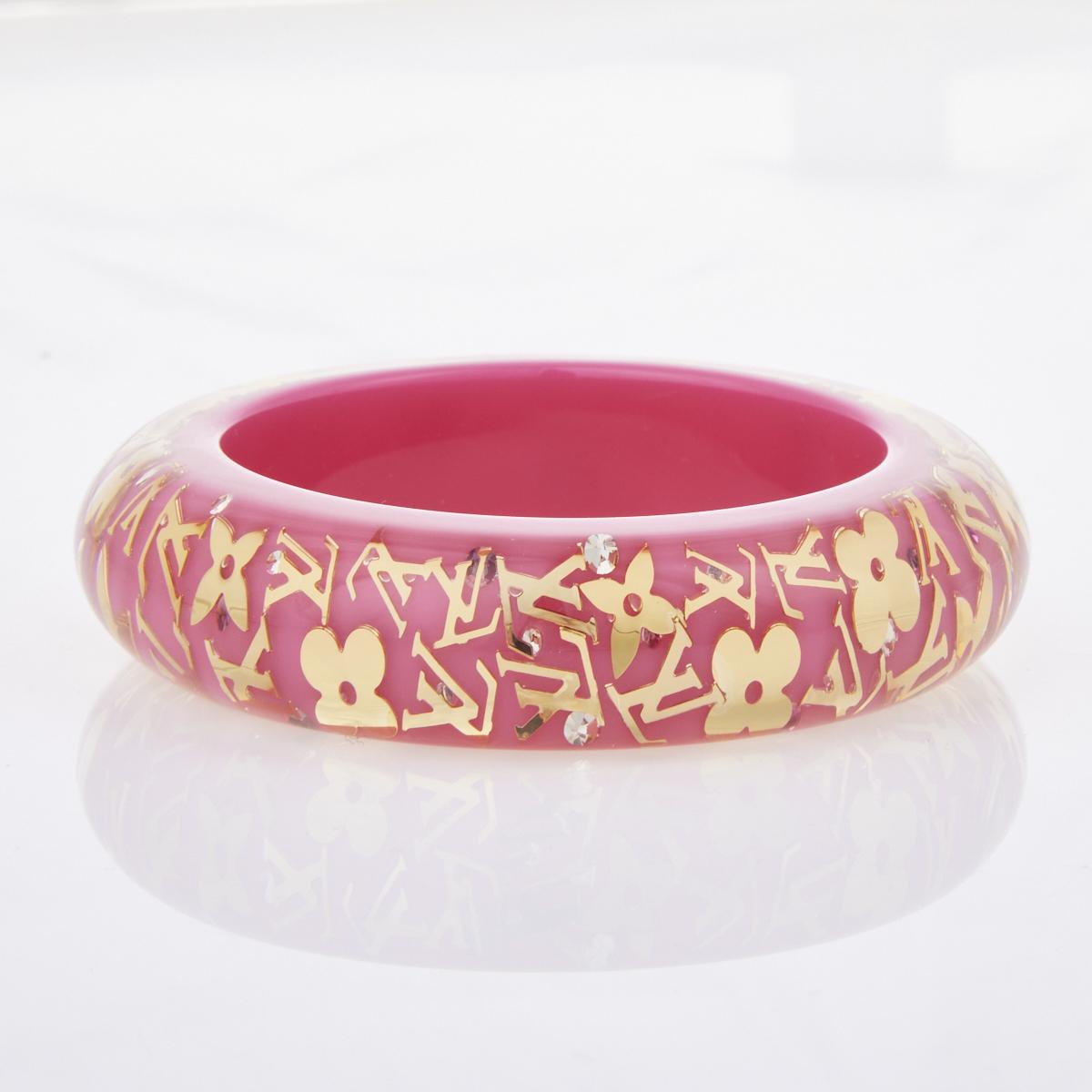 Louis Vuitton Resin Inclusion Bangle with Box
